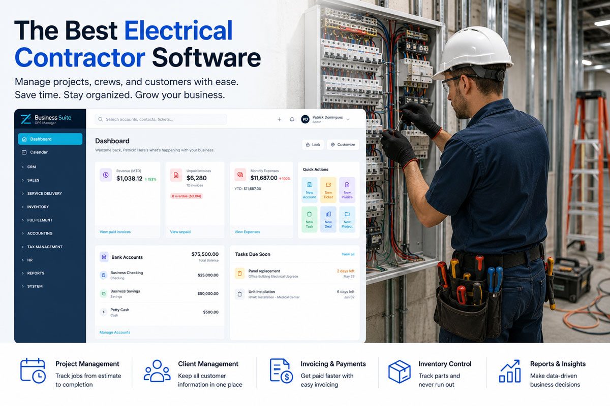 Electrical Contractor Software in 2026: All-In-One Platform for Service & Install