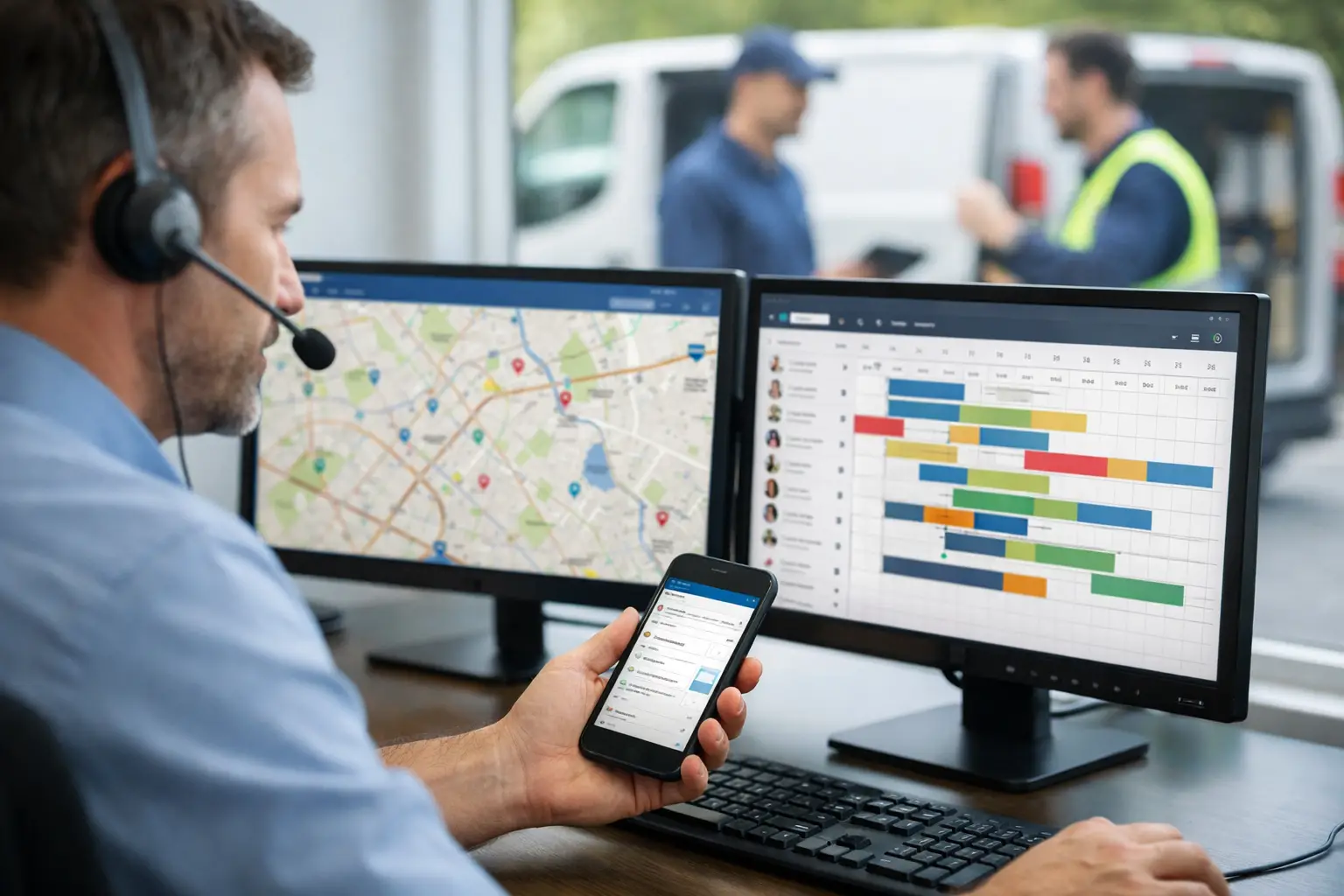 Service Dispatch Software That Controls the Job